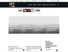 Tablet Screenshot of myfashionwants.com
